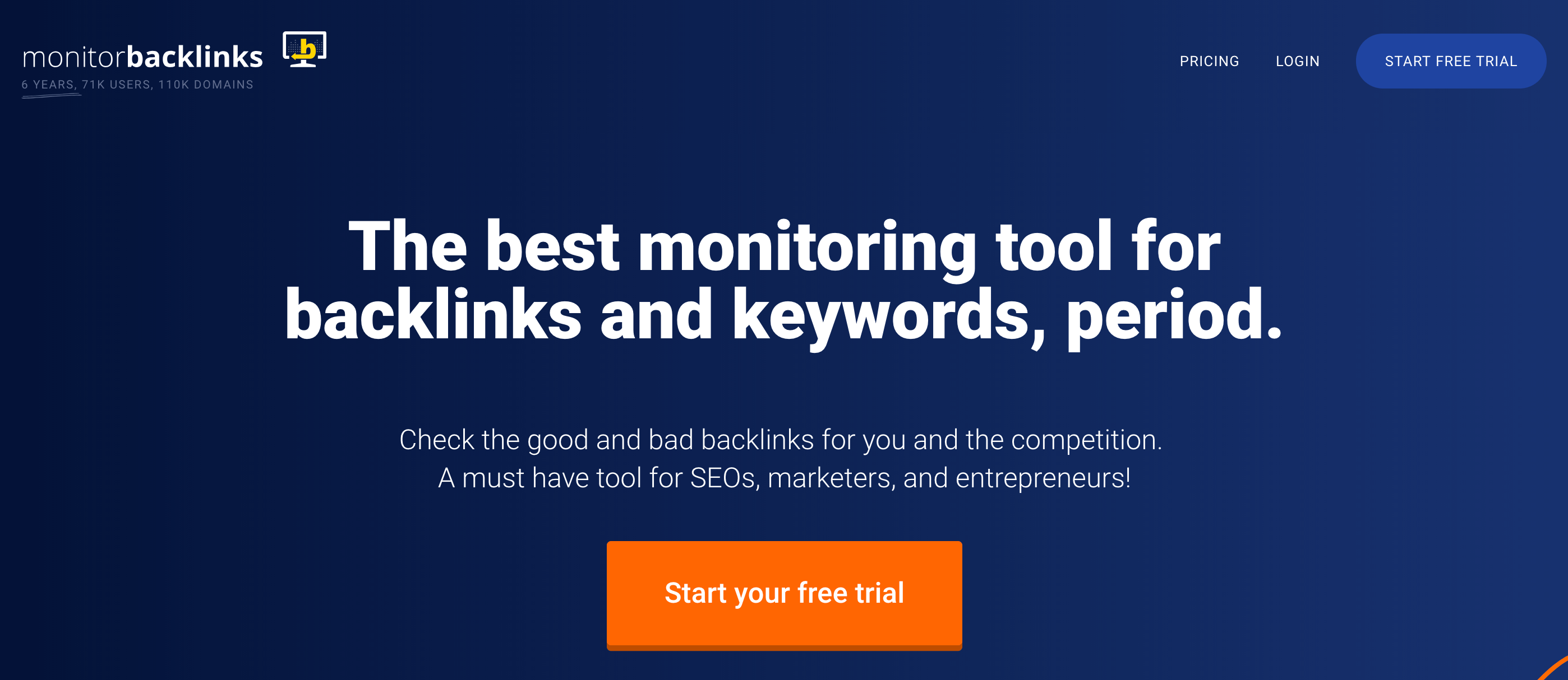 monitorbacklinks competitor analysis tools