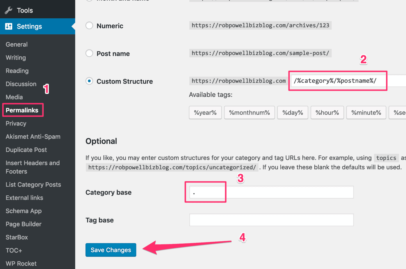 Best Permalink Structure For Seo