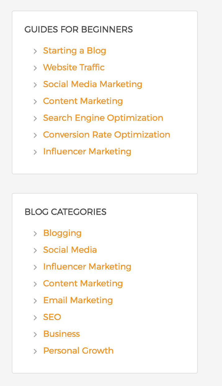 ideas for blog posts