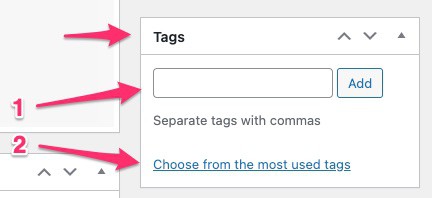 how to add tags in WordPress - 03