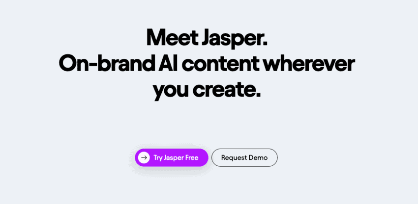 Jasper AI content writer
